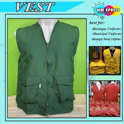TRAFFIC ENFORCER VEST UNIFORMS/MMDA .